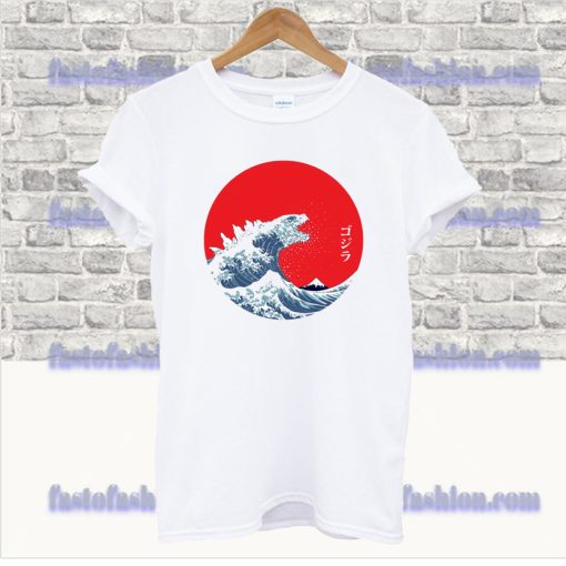 Hokusai Kaiju T Shirt SS