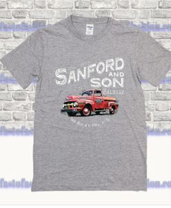 Sanford and Son We buy and Sell Junk Beat Up Red Truck T Shirt SS