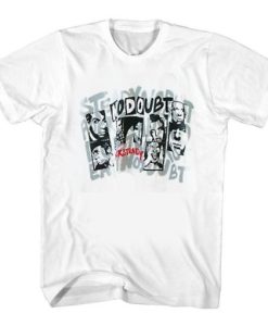 Vintage 2001 No Doubt Band Rock Steady Tour Concert t shirt SS