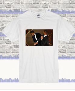 Will Smith hits Chris Rock on Oscars stage T shirt SS