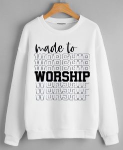 Worshipping White Sweatshirts SS
