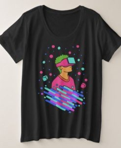80s 90s Retro style T-Shirt SS