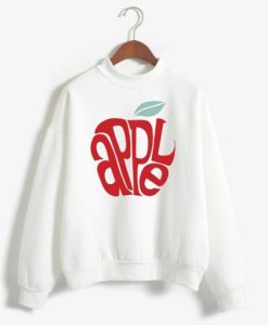 Apple White Sweatshirts SS