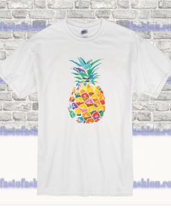 Flower Pineapple T Shirt SS