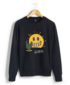 Funny Smile Sun Cactus Sweatshirts SS