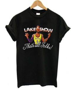 Laker Eliminated Lake Show Thats All Folks t shirt SS