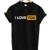 Love You T-Shirt SS