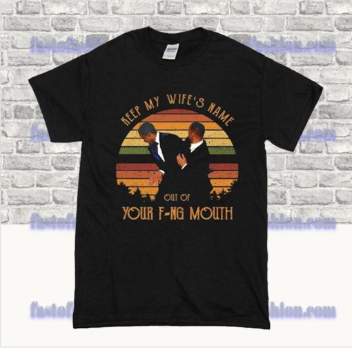 Retro Will Smith The Oscar Slap 2022 T Shirt SS