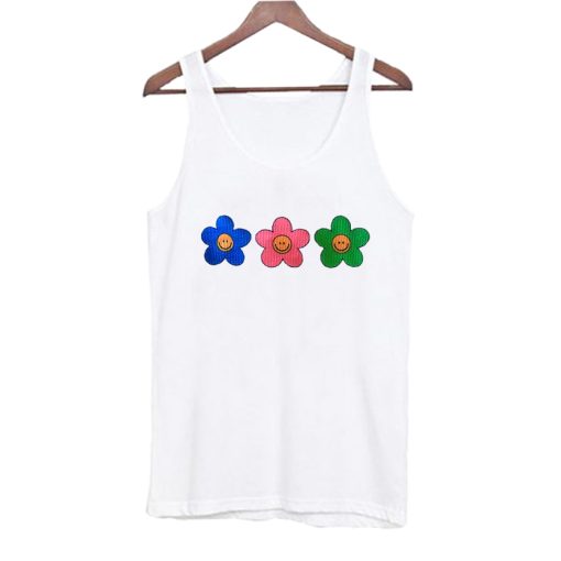 Smiley Flowers Tank Top SS