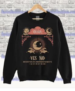 Vintage Vibe Ouija Board Witchy Sun And Moon Sweatshirt SS