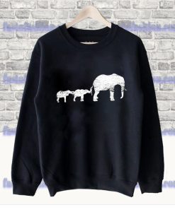 Animals Family Elephant Sweatshirt SS