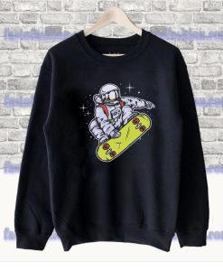 Skateboarder Astronaut Sweatshirt SS