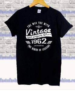 Vintage 1962 The Man The Myth T Shirt SS