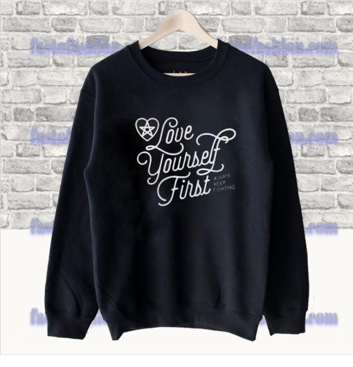 Vintage Love Yourself First Sweatshirt SS