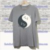 Yin Yang Cats T Shirt SS