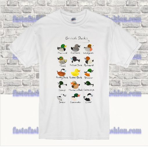 British Ducks Cute Animal T-Shirt SS