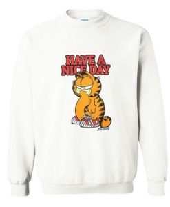 Garfield Have A Nice Day Art Sweatshirt SS