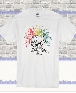 Grateful Dead Calvin Hobbes T Shirt SS