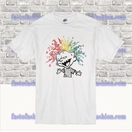 Grateful Dead Calvin Hobbes T Shirt SS