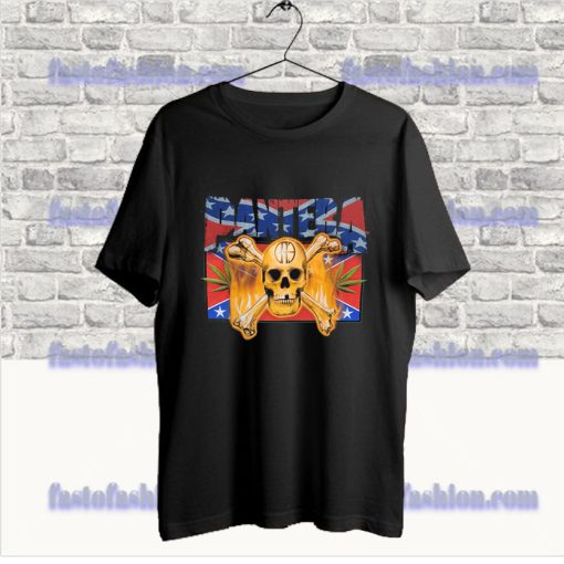 Pantera Rebel Flag T Shirt SS