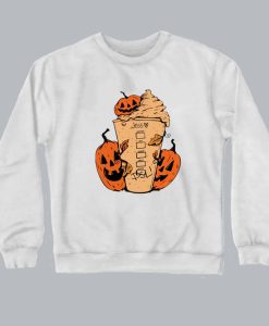 Pumpkin Spice Latte Coffee Sweatshirt SS
