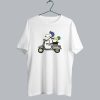 Snoopy and Woodstock on a Vespa t-shirt SS