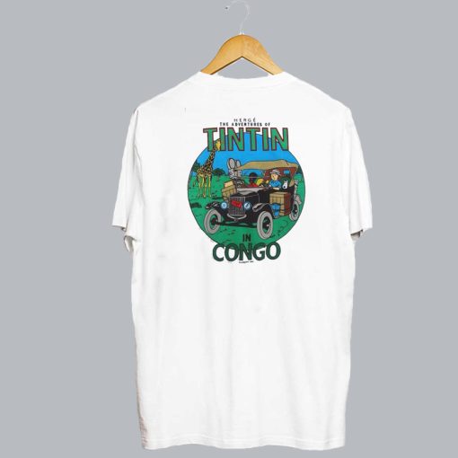 Tin Tin in the Congo t-shirt Back SS