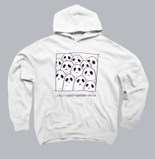 lonely ghost support group Hoodie SS