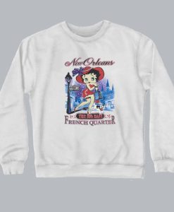 Betty Boop New Orleans sweatshirt SS