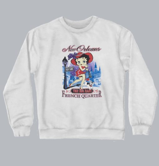 Betty Boop New Orleans sweatshirt SS
