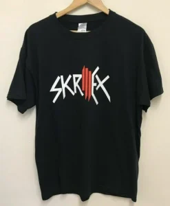 Skrillex Logo Vintage T Shirt SS