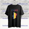 Chad Flag Map T Shirt SS