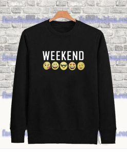 Weekend Emoji sweatshirt SS
