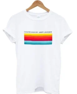 Color Your Life Adopt a Rainbow T-Shirt SS