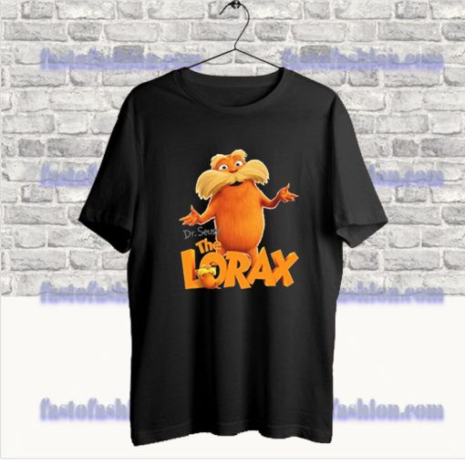 Dr Seuss The Lorax T-Shirt Black SS