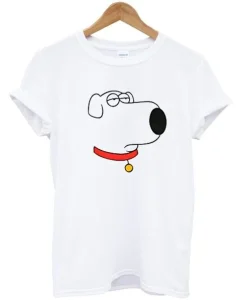 Family Guy Brian Griffin Face Licensed Men’s T-Shirt SS