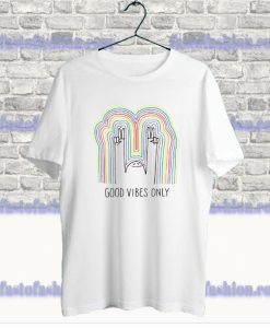 Good Vibes Only Rainbow T-Shirt SS