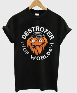 Gritty Destroyer Of Worlds Charcoal T-Shirt SS
