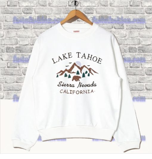 Lake Tahoe California sweatshirt SS