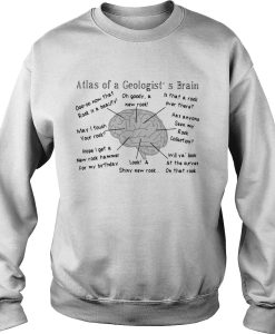 Atlas Of A Geologists Brain Sweatshirt SS