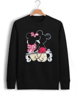 Mickey and Minnie art Sweatshirt SS