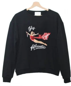 Princess Diana Virgin Atlantic Fly Atlantic Sweatshirt SS