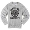 barcelona university sweatshirt SS