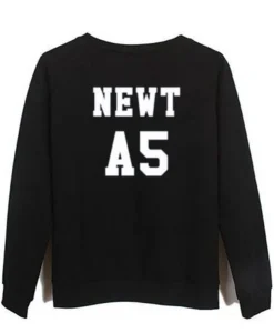 newt A5 maze runner sweatshirt back SS