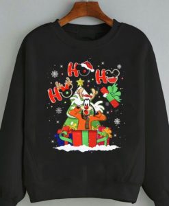 HO HO HO Goofy Christmas Sweatshirt SS