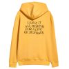 Leave Them All Behind For A life Of Sundays Back Hoodie SS