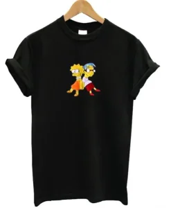 Lisa Simpson And Milhouse T-Shirt SS