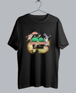 Looney Tunes Playing Pool T Shirt SS