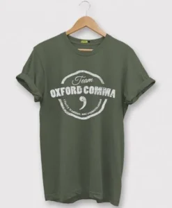Team Oxford Comma T Shirt SS