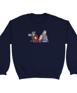 Thor and Jane Foster Sweatshirt, Thor Love and Thunder sweatshirt SS